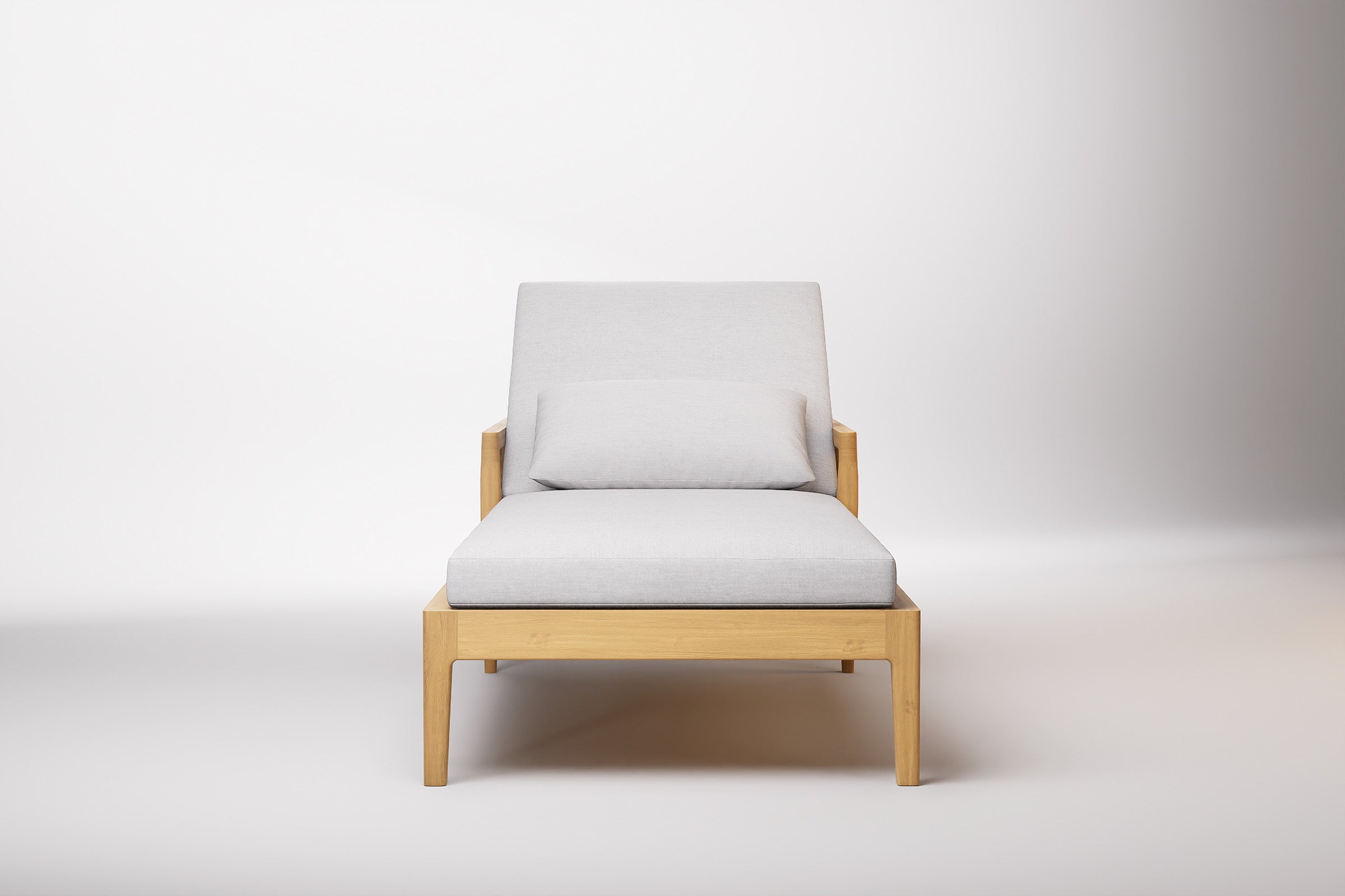 Vienna Outdoor Sun Lounge Teak
