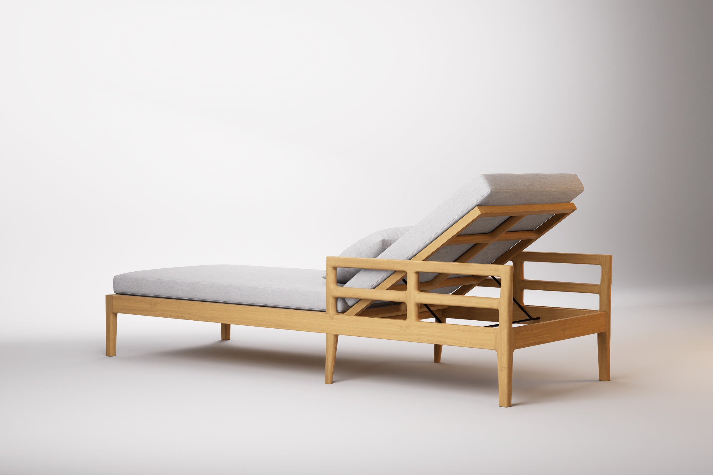 Vienna Outdoor Sun Lounge Teak