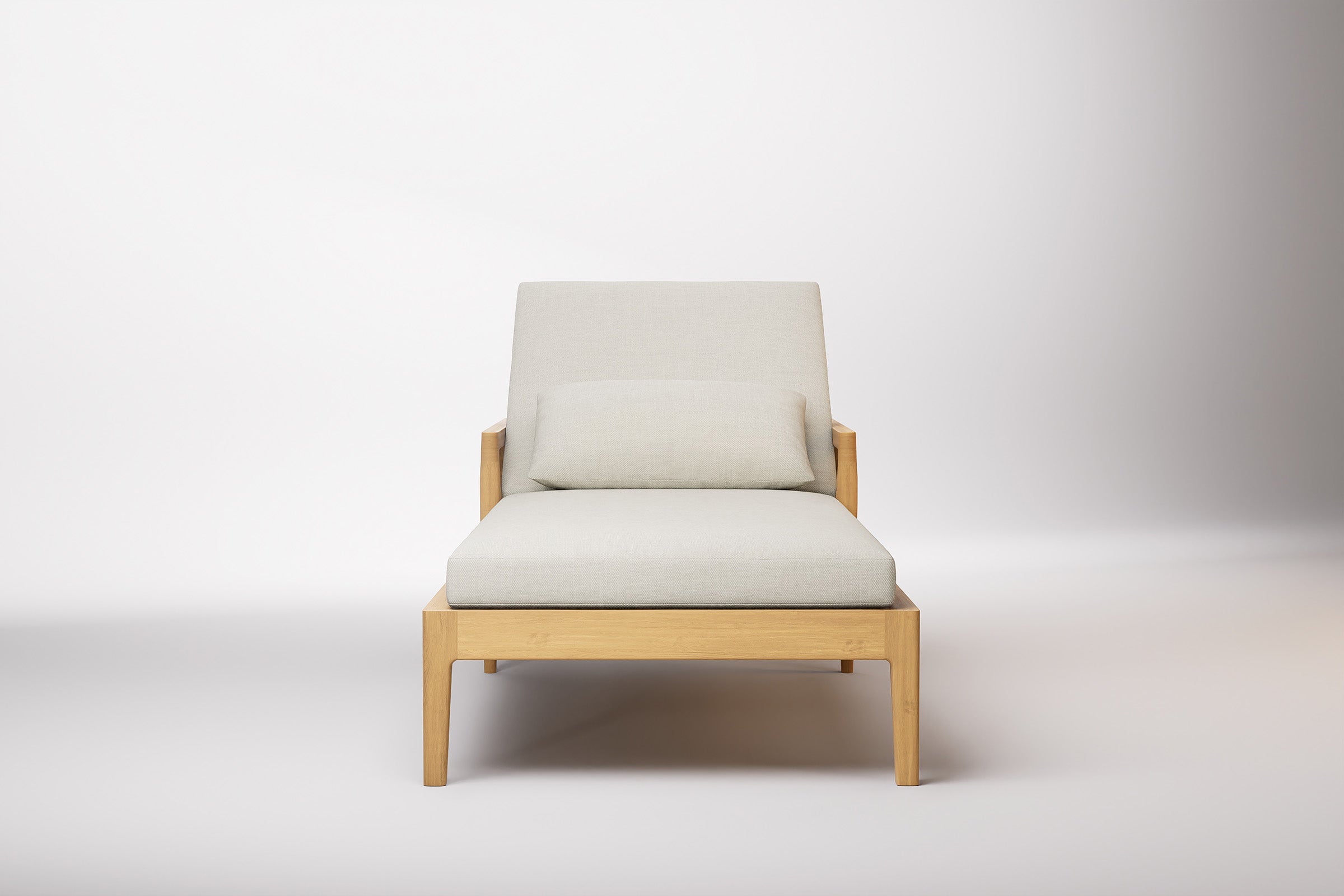 Vienna Outdoor Sun Lounge Teak