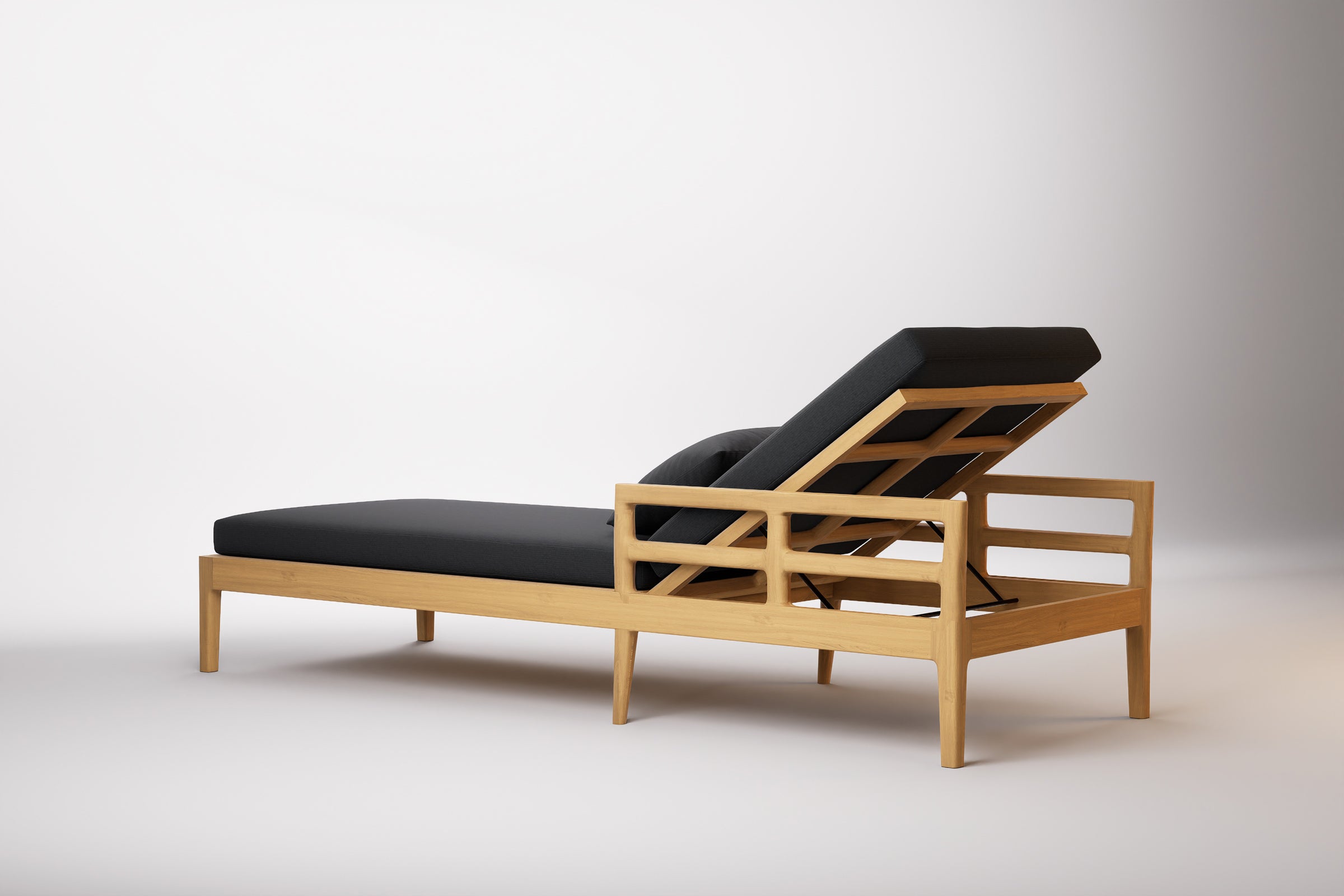 Vienna Outdoor Sun Lounge Teak