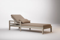 Vienna Outdoor Sun Lounge Teak