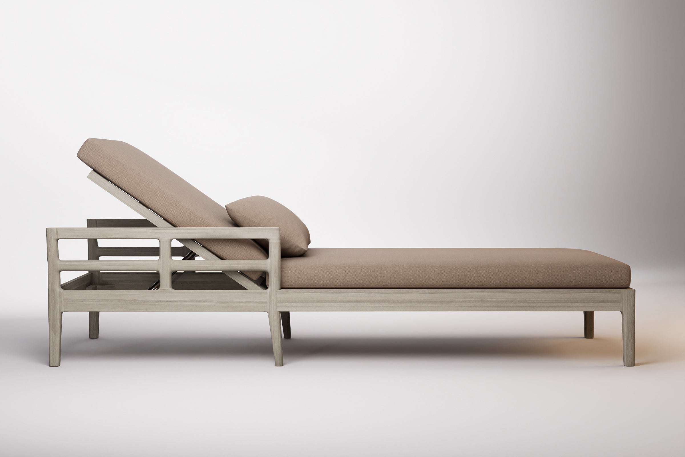 Vienna Outdoor Sun Lounge Teak