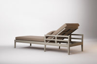 Vienna Outdoor Sun Lounge Teak