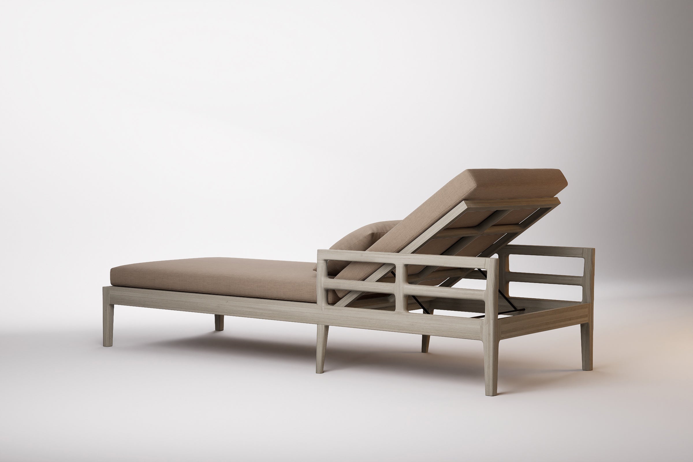 Vienna Outdoor Sun Lounge Teak