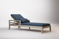 Vienna Outdoor Sun Lounge Teak