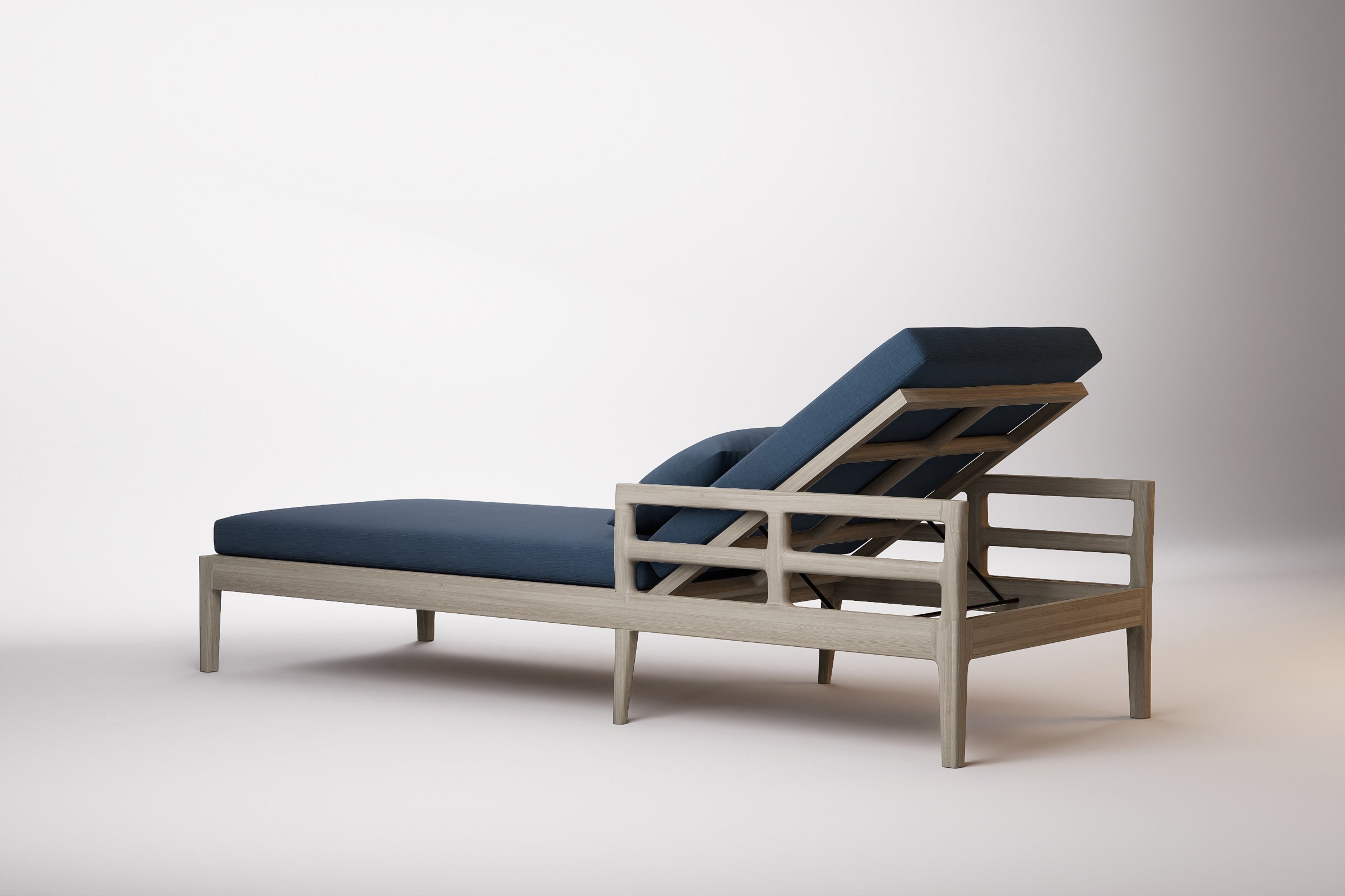 Vienna Outdoor Sun Lounge Teak
