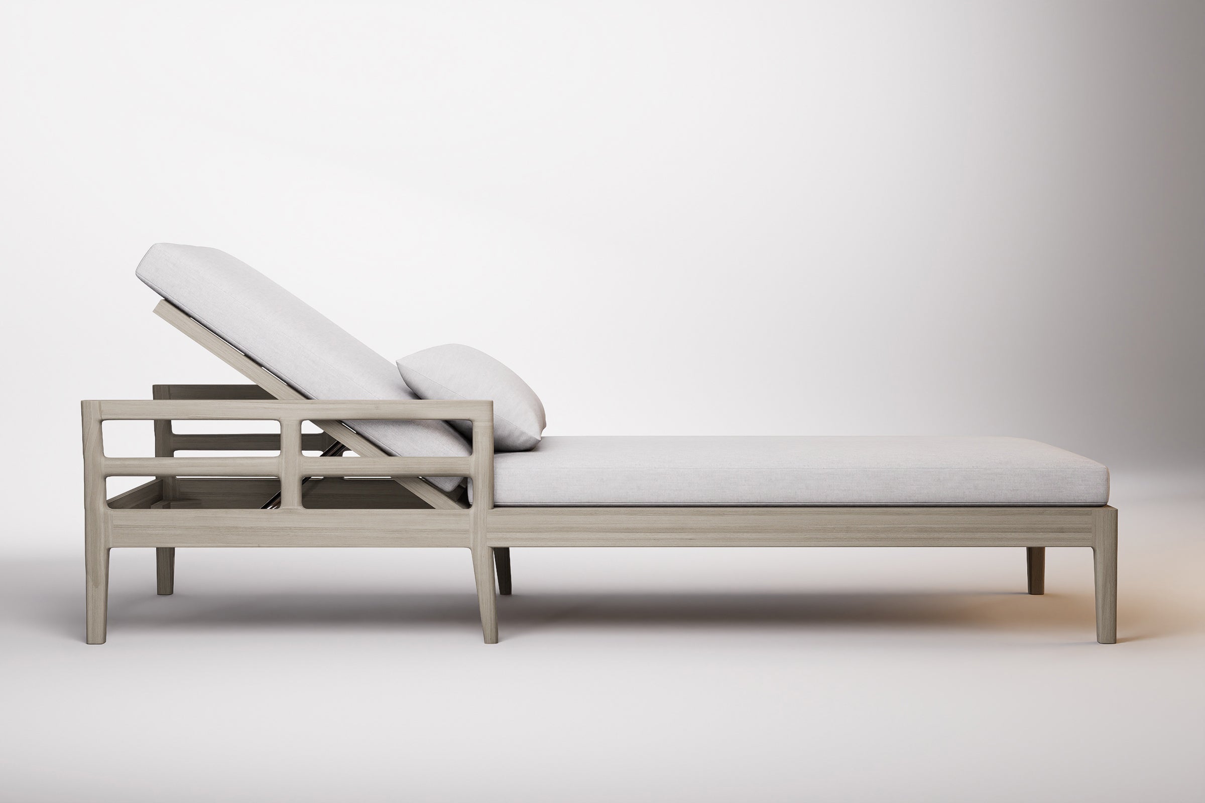 Vienna Outdoor Sun Lounge Teak