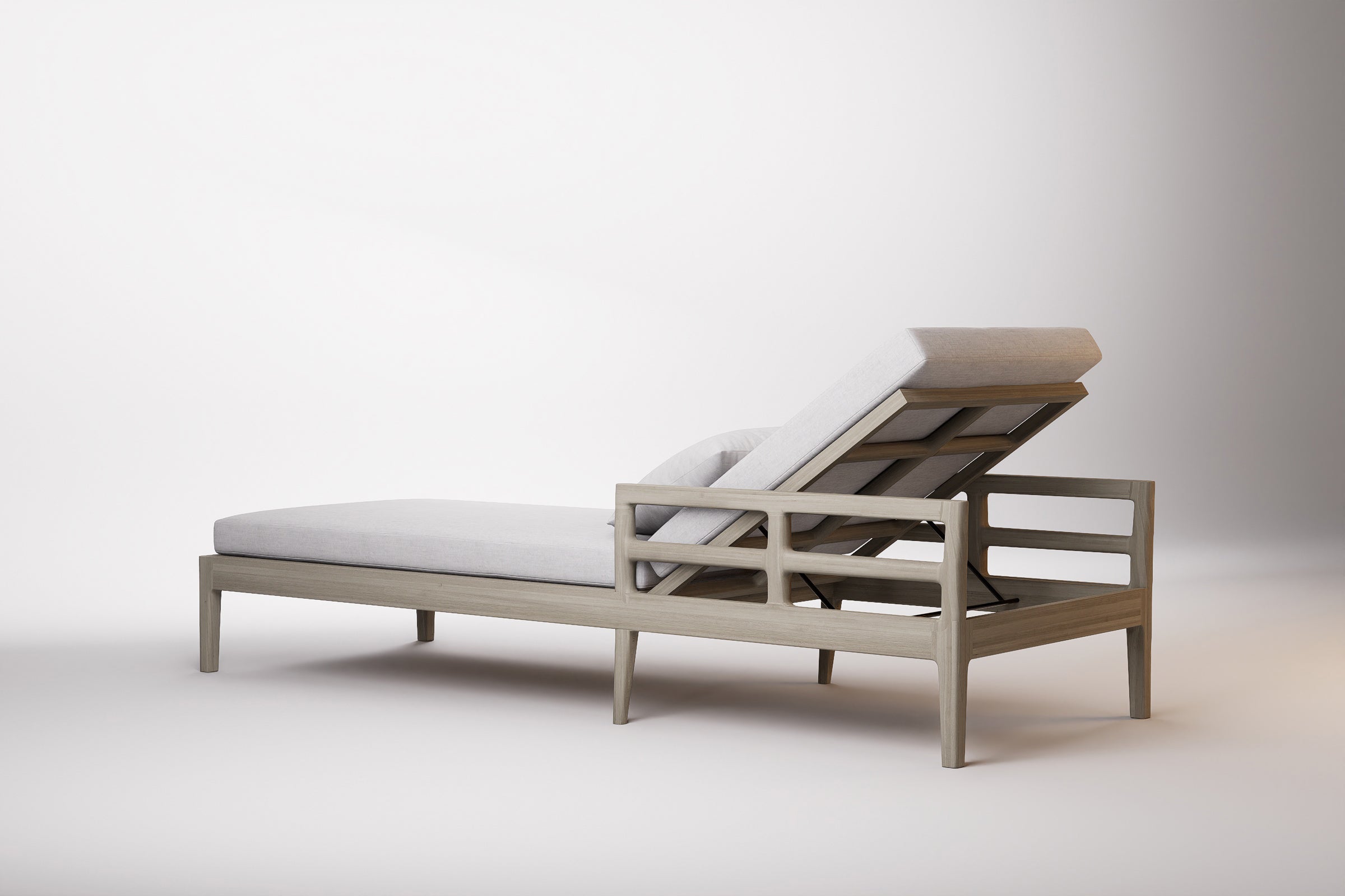 Vienna Outdoor Sun Lounge Teak