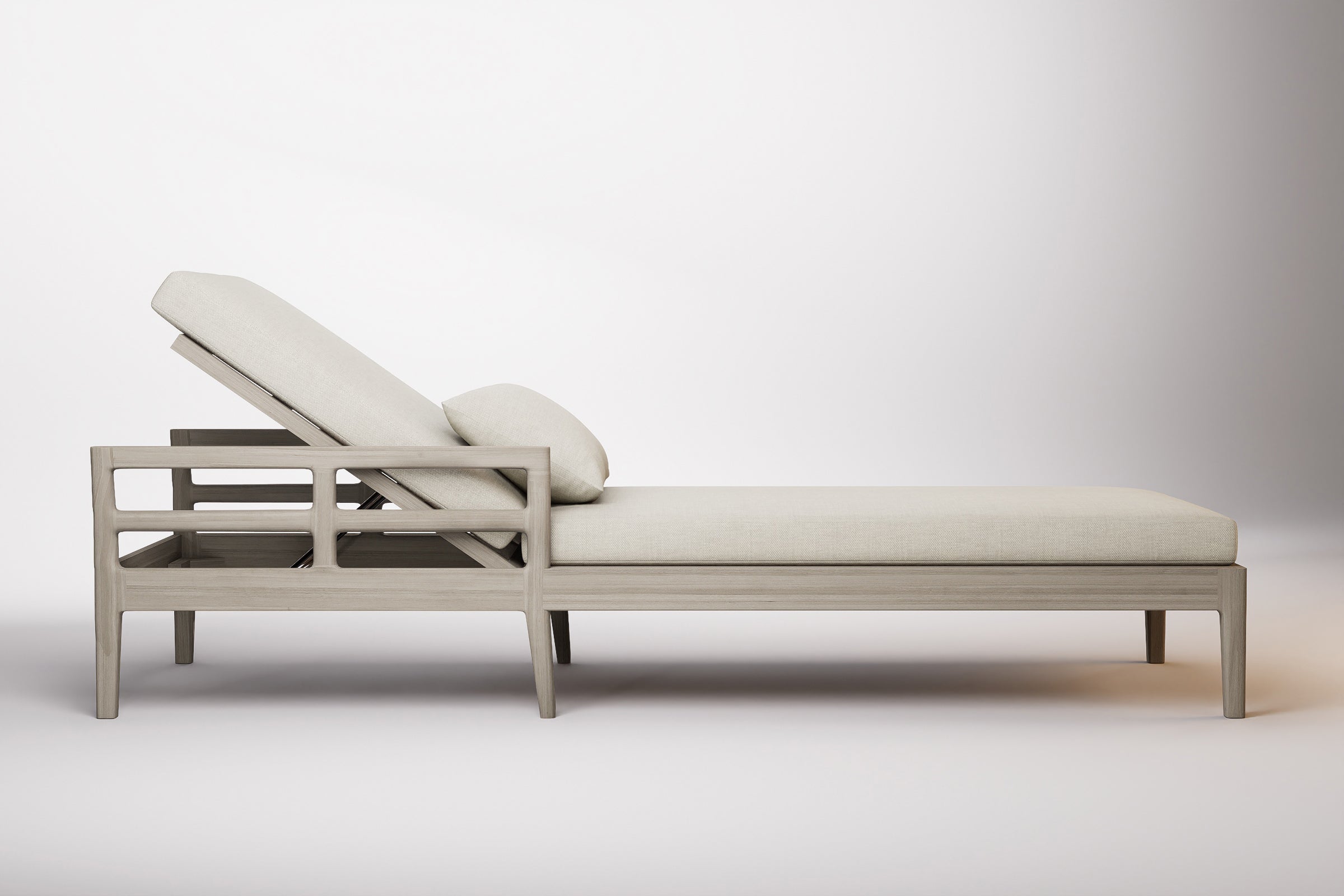 Vienna Outdoor Sun Lounge Teak