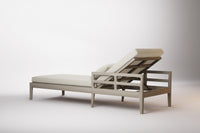 Vienna Outdoor Sun Lounge Teak