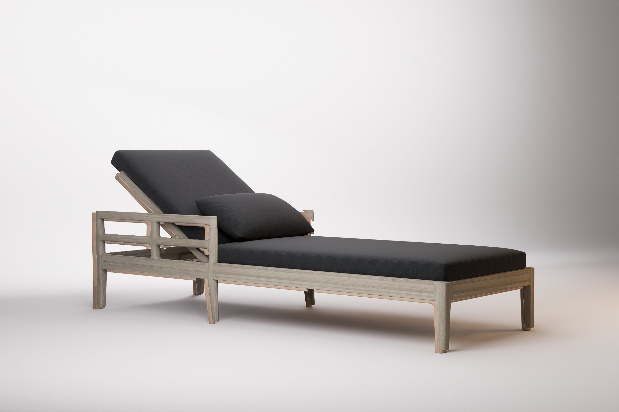 Vienna Outdoor Sun Lounge Teak