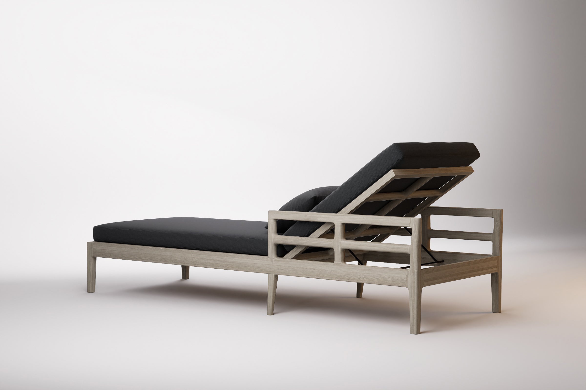 Vienna Outdoor Sun Lounge Teak