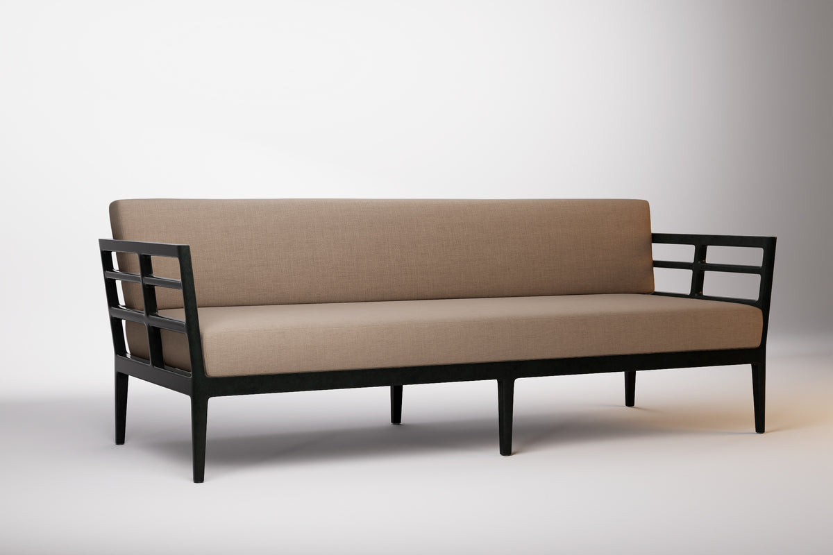 Vienna Outdoor Sofa 3 Seat Aluminium