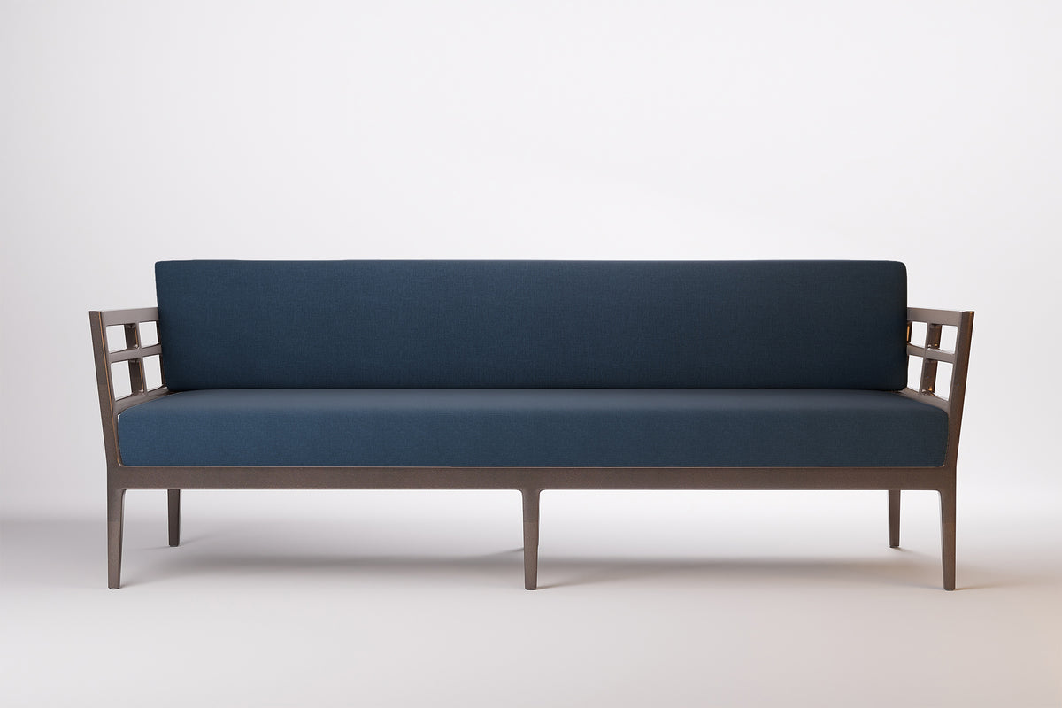 Vienna Outdoor Sofa 3 Seat Aluminium