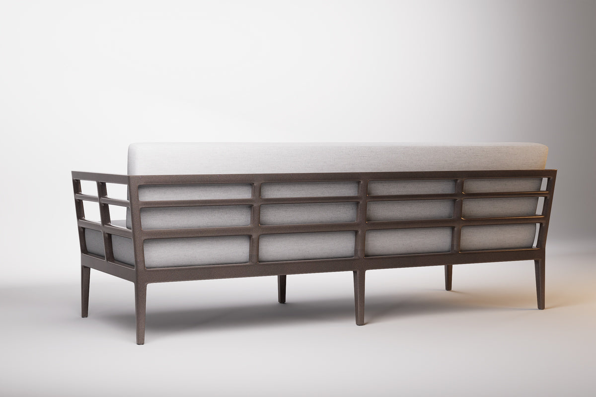 Vienna Outdoor Sofa 3 Seat Aluminium