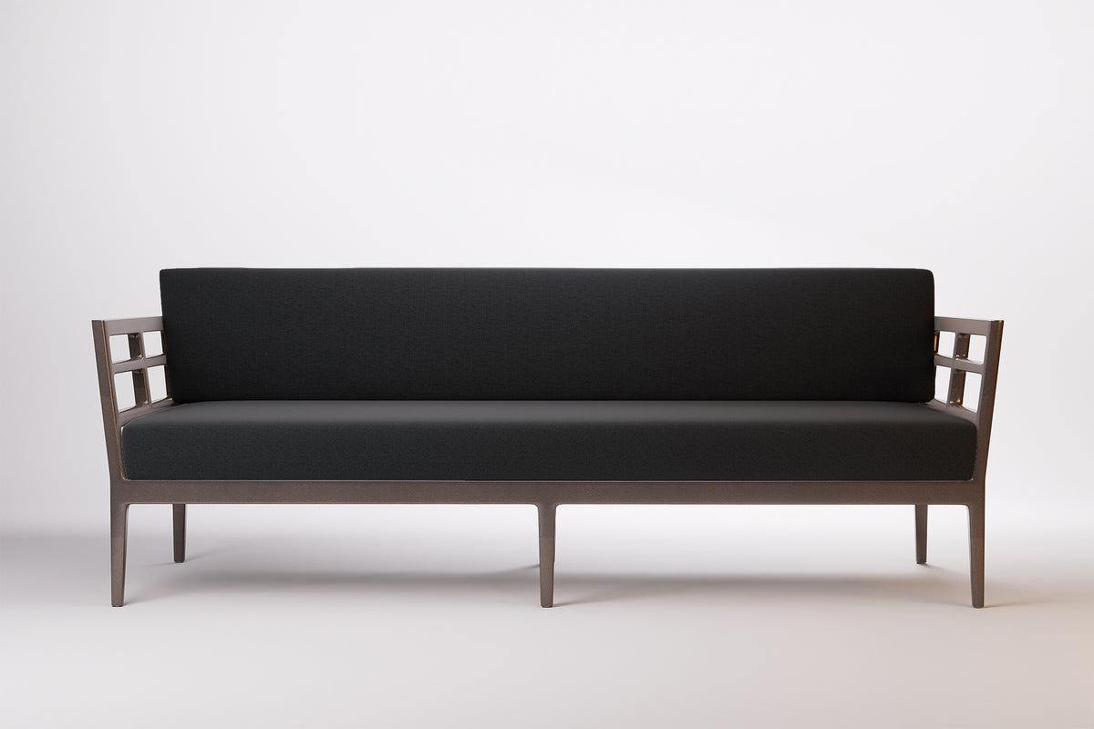 Vienna Outdoor Sofa 3 Seat Aluminium