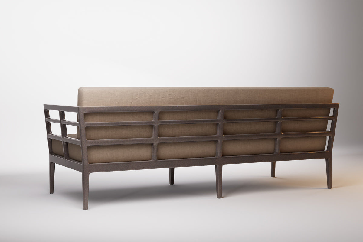 Vienna Outdoor Sofa 3 Seat Aluminium
