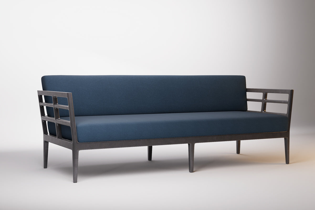Vienna Outdoor Sofa 3 Seat Aluminium