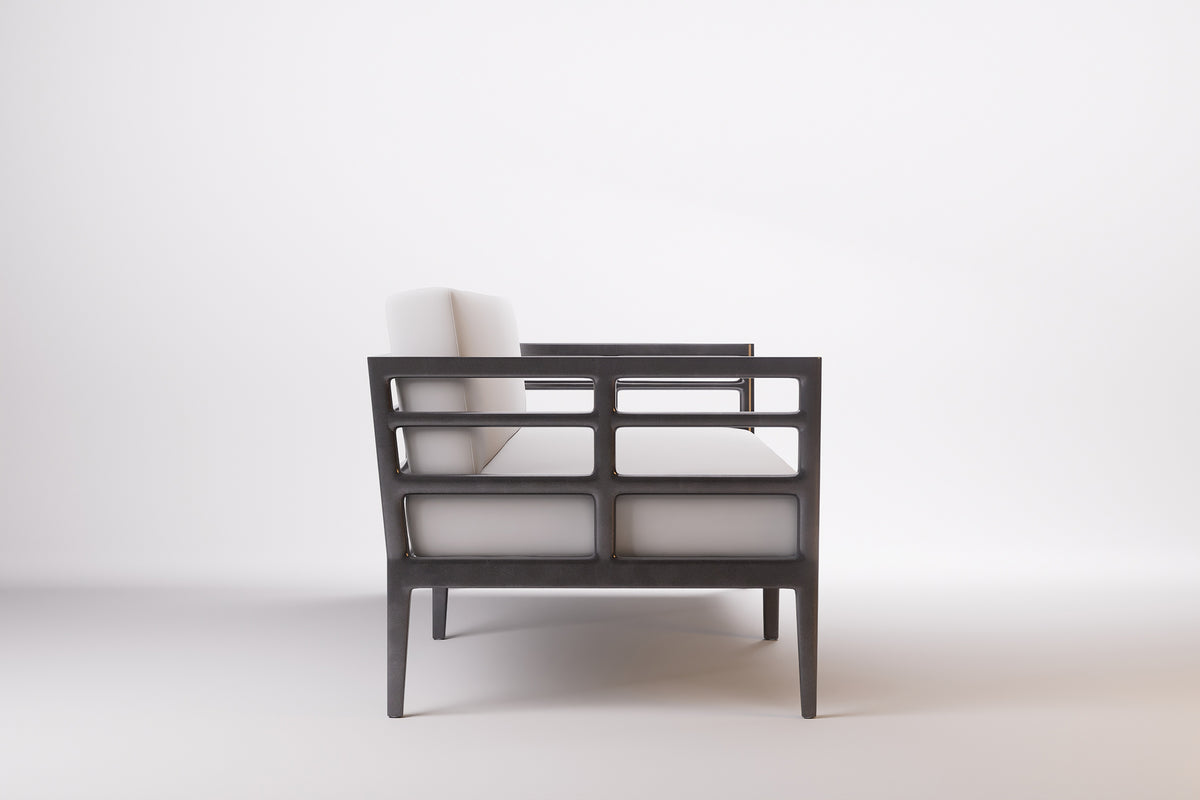 Vienna Outdoor Sofa 3 Seat Aluminium