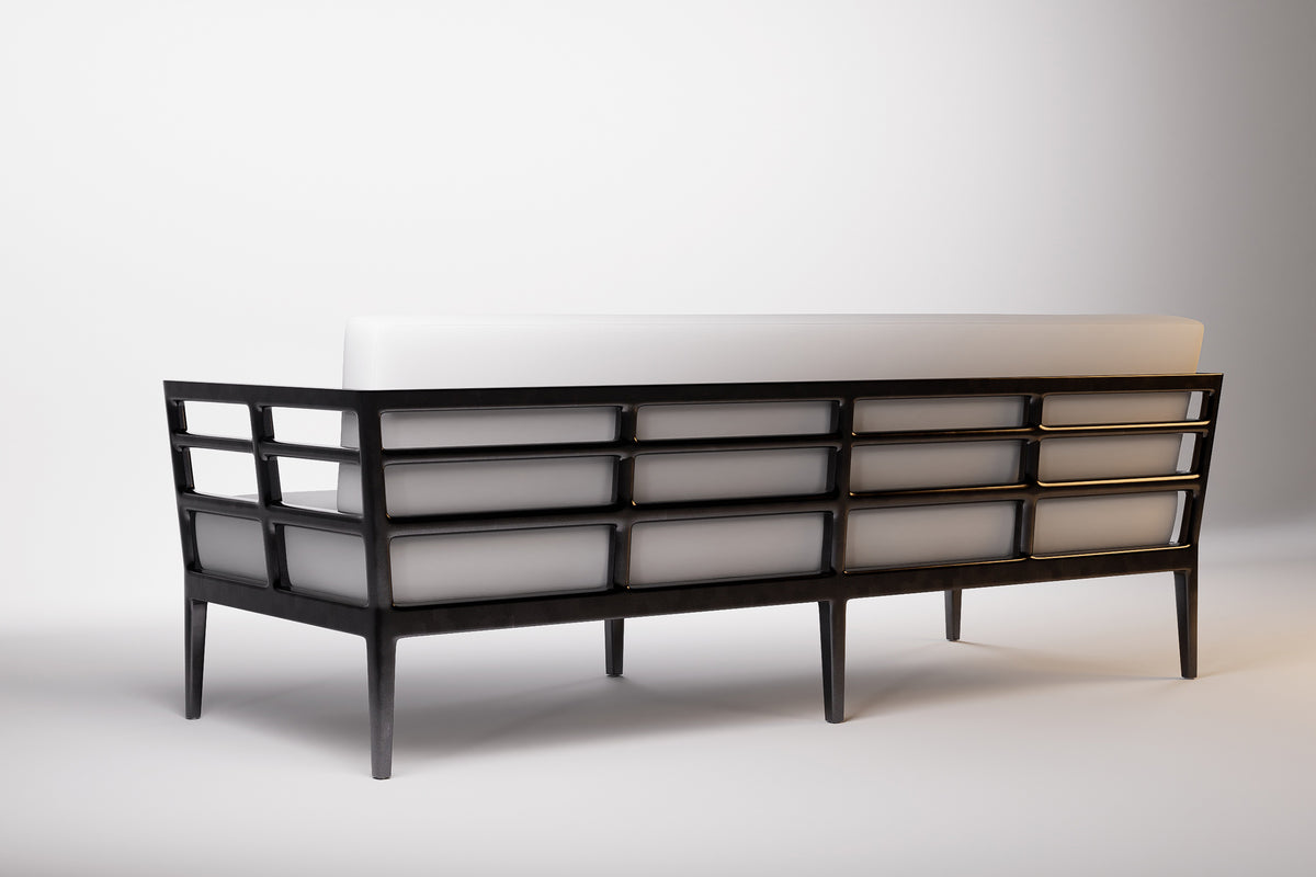 Vienna Outdoor Sofa 3 Seat Aluminium