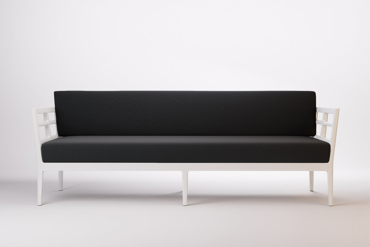 Vienna Outdoor Sofa 3 Seat Aluminium