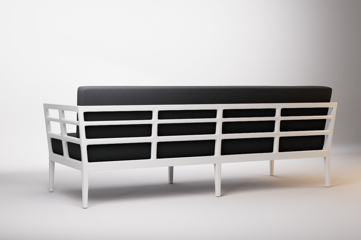 Vienna Outdoor Sofa 3 Seat Aluminium