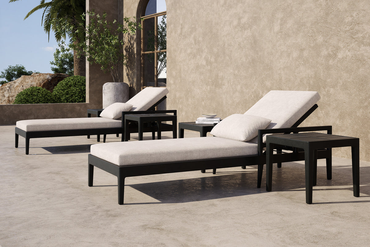 Vienna Outdoor Sun Lounge Aluminium