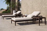 Vienna Outdoor Sun Lounge Aluminium