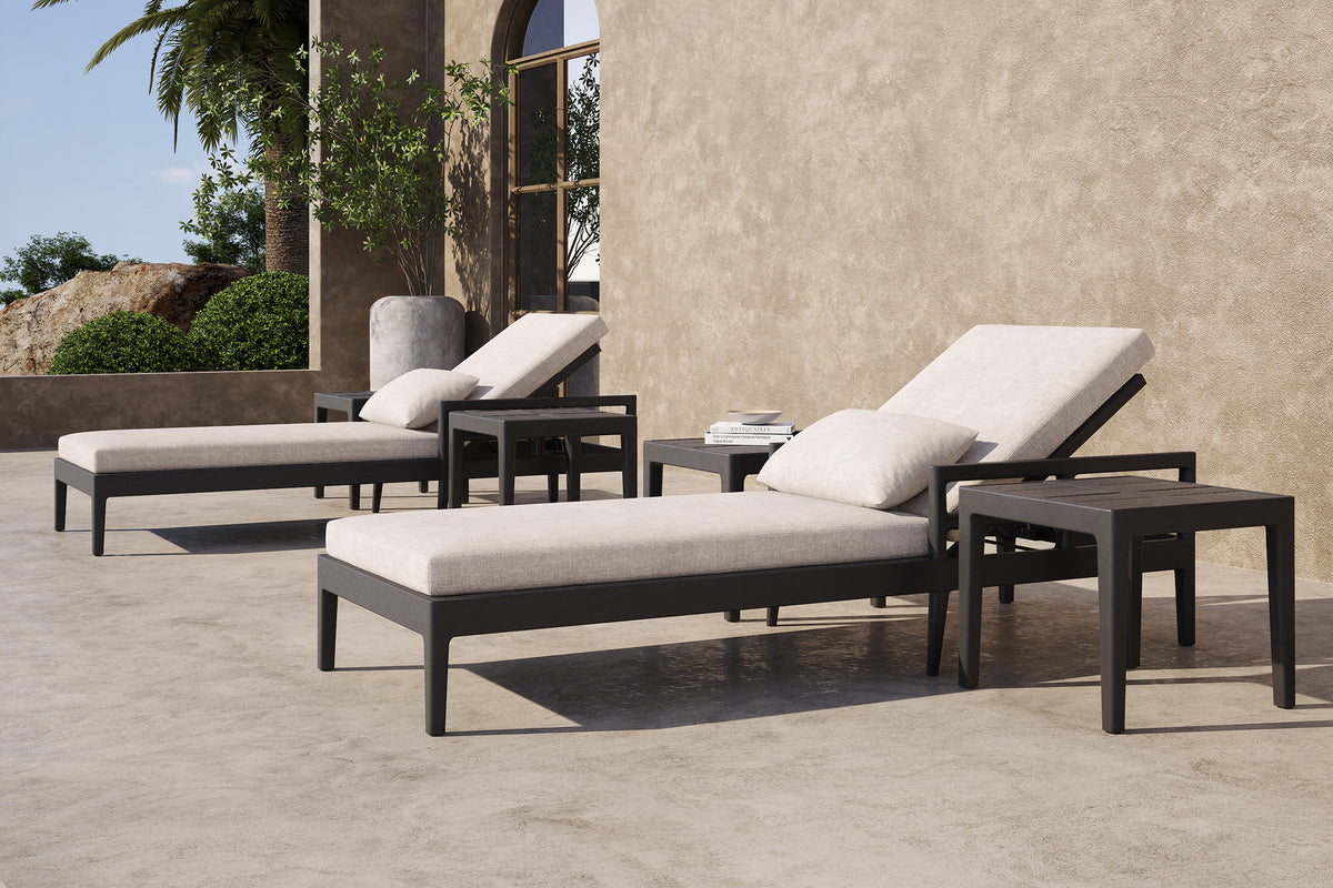 Vienna Outdoor Sun Lounge Aluminium