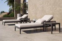 Vienna Outdoor Sun Lounge Aluminium