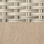 Teak Weathered with Natural Wicker